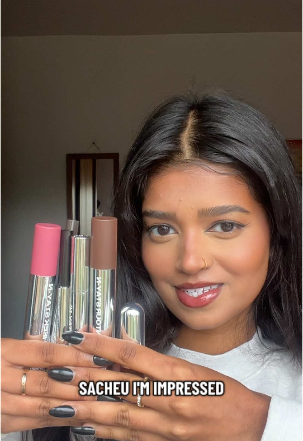 let’s add my makeup details with @SACHEU UK   #makeup #grwm #fyp 