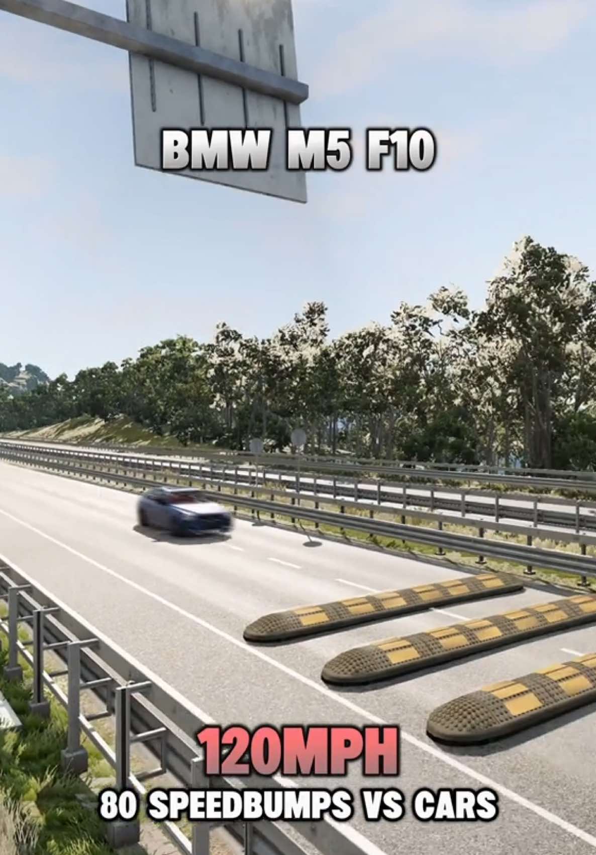 Cars vs 80 Speedbumps 😱😂🚗💥 #beamng #beamngdrive #fyp #foryoupage #viral