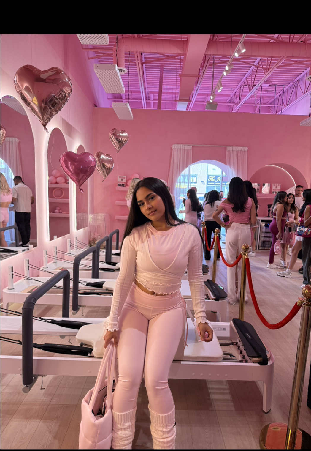 the pilates studio we didn’t know we needed 🎀🩷🩰 #pilatesprincess #pink #punjabi 