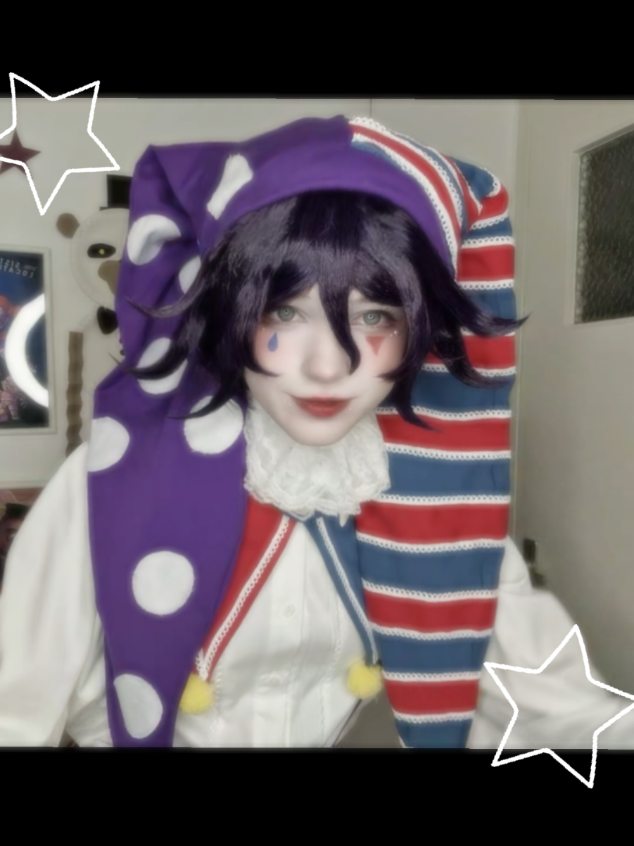 NEW COSPLAYY!! :3 #Jester #danganronpa #kokichiouma #cosplay #kokichioumacosplay 