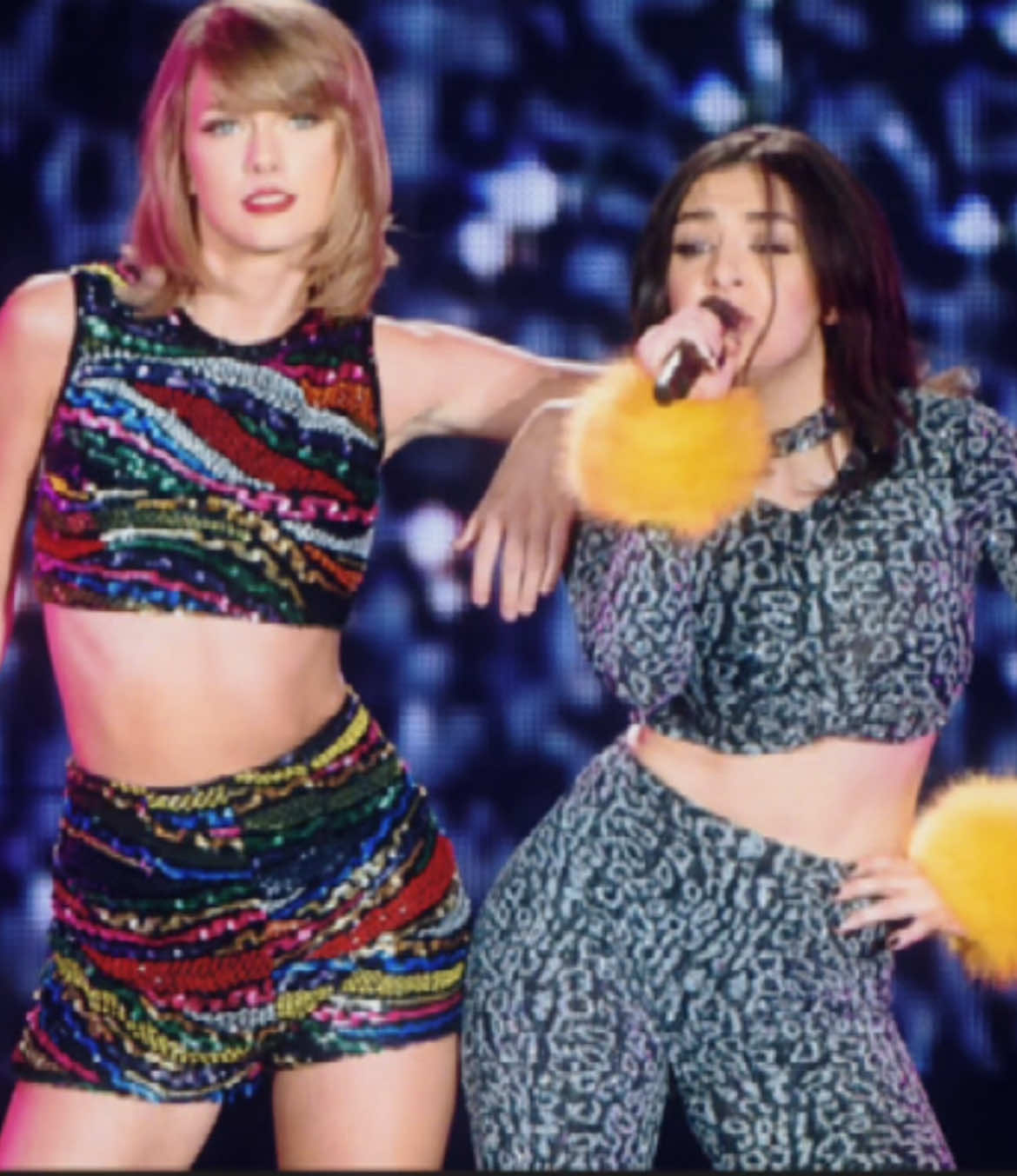 this edit is dramatic but the parallels are crazy tbh  • #taylorswift #thelifeofashowgirl #brat #charlixcx #fyp 