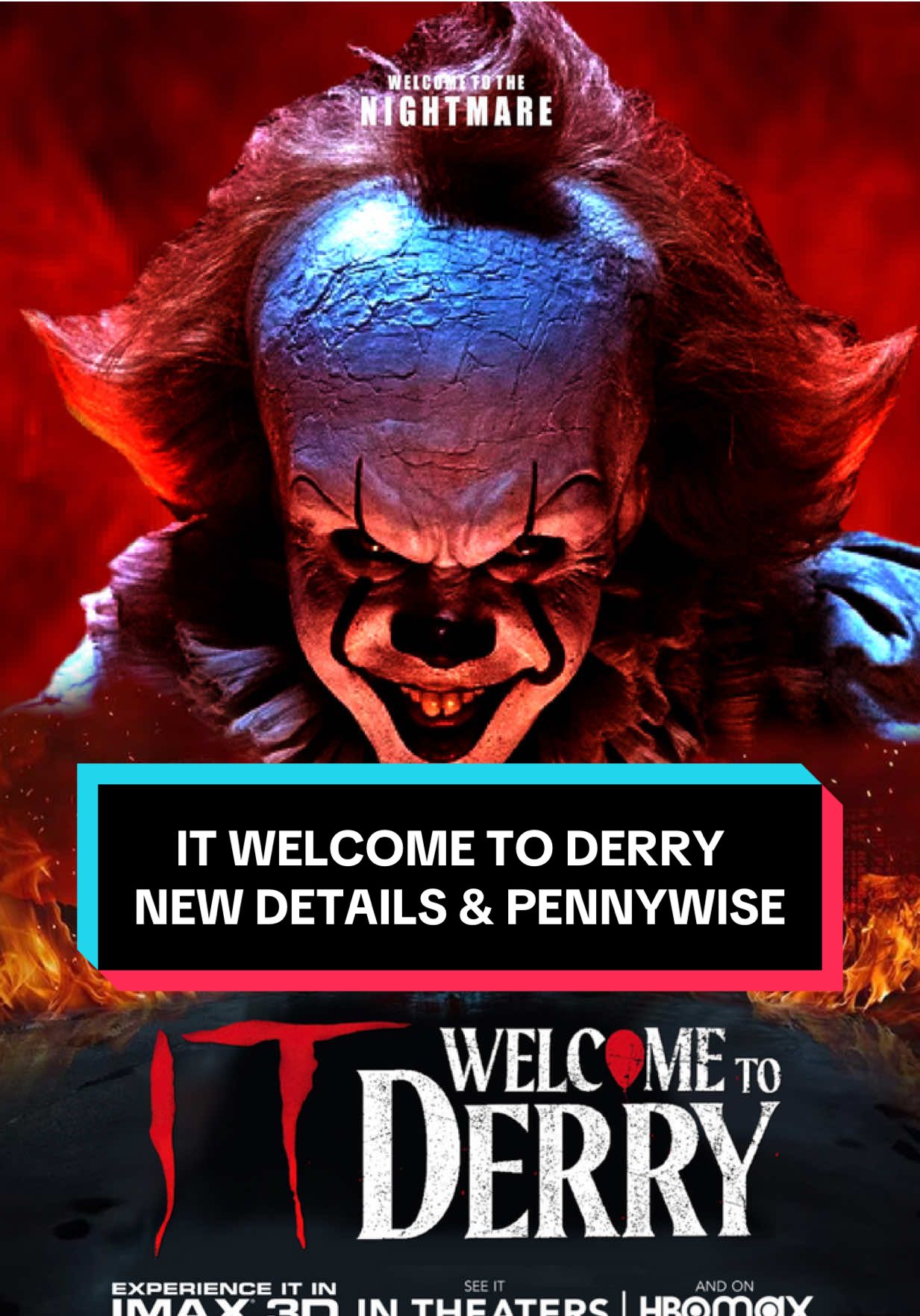 Pennywise & IT Welcome to Derry New Details‼️ @HBO Max @HBO @Warner Bros. @Warner Bros. Horror @warnerbrostv #itwelcometoderry #welcometoderry #pennywise #pennywisethedancingclown #fyp 
