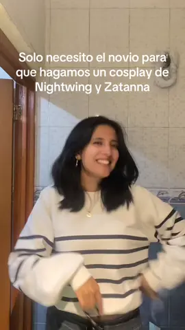 Esto solo porque no tengo el cabello rojo sino seria starfire #nightwing #dinkgrayson #zatanna #dccomics #youngjustice