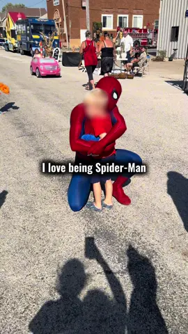 Just some moments from being that Friendly Neighborhood Spider-Man  #performer #spiderman #peterparker #spookyseason #fyp 