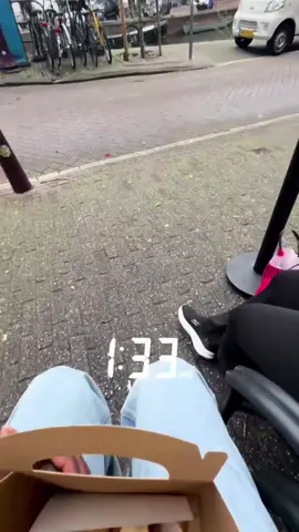 don’t try this at home kids 😭 #travel #backpacking #hostellife #amsterdam 