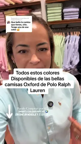 Respuesta a @Felipe Pacheco S este es el modelo de la camisa que más amo de soy Mariedva Carrero, tu personal Shopper, puedo comprar por ti y enviarte a cualquier parte del mundo de Miami directo a tu clóset #personalshopper #enviosaestadosunidos #poloralphlauren 