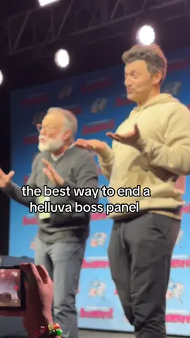 i love the hellaverse cast sm. animate philly was so fun. #galaxycon #helluvaboss #richardhorvitz #brycepinkham #hamilton 