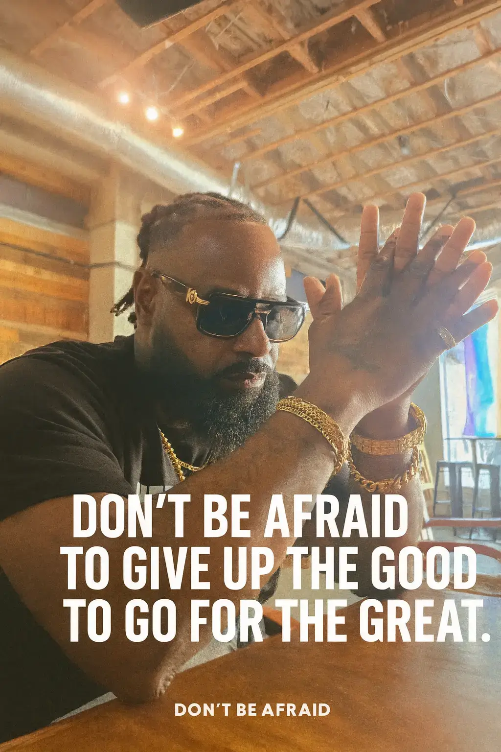 #dontbeafraidtobegreat 