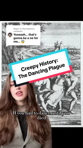 Replying to @lifeontiptoe Creepy History Day 5: The Dancing Plague of 1518.  #History #funfacts #spooky #truestory #DidYouKnow