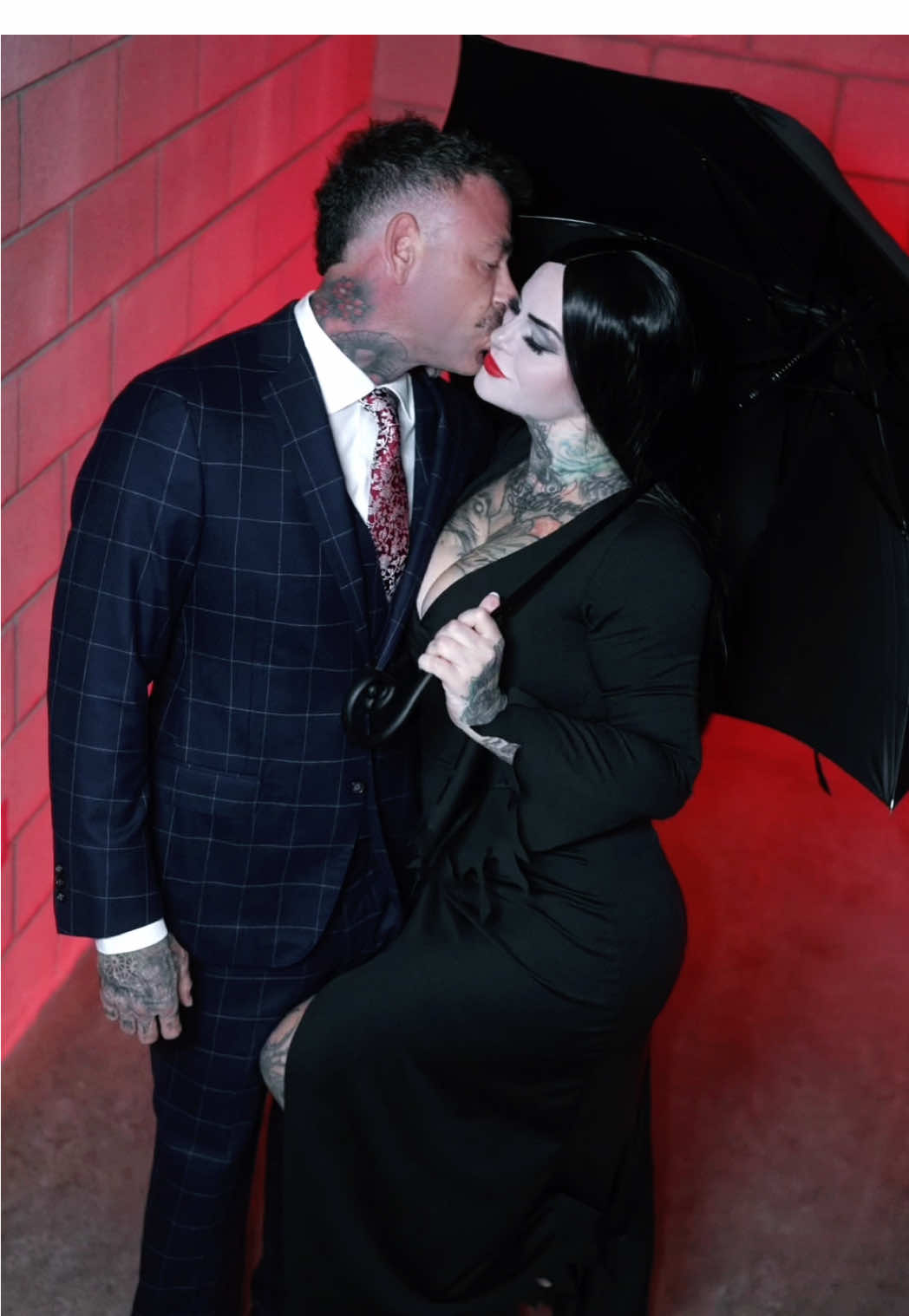 Mr. & Mrs. Addams  🥀  @James M. Ramsey  #gomez #morticia #morticiacosplay #morticiaaddams #adamsfamily 