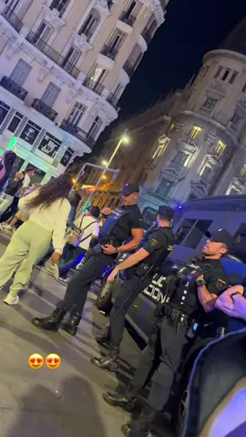 Los policías de Madrid todo que ver #parati #madrid 