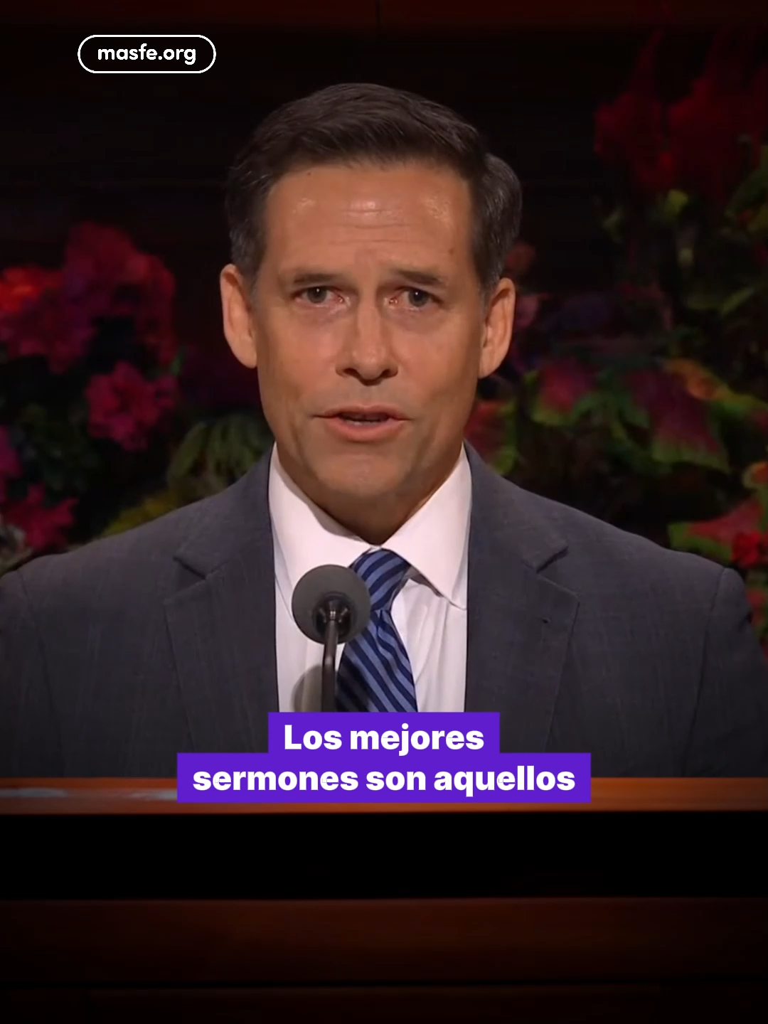 En muchas ocasiones, nuestras acciones pueden enseñar más del evangelio que nuestras propias palabras. #predicar #ejemplo #sud #masfe #conferenciageneral