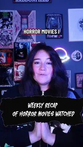 Weekly recap of all the horror movies I watched this week 🫡 #horror #horrorfilm #horrormovierecommendation #horrormovie 