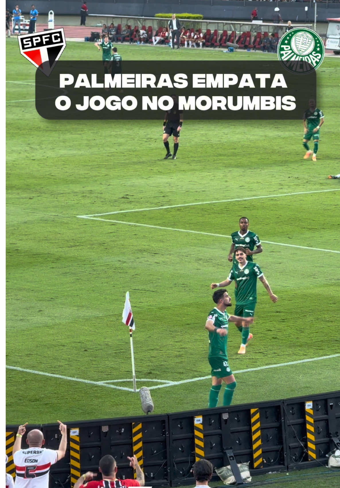 PALMEIRAS EMPATA O JOGO NO CHOQUE-REI! #palmeiras #saopaulofc #morumbi #brasileirao 