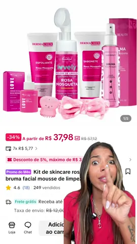 Kit Completo de skin care SUPER ACESSÍVEL! Amei 😍#skincare #skincareroutine #skincaretips 