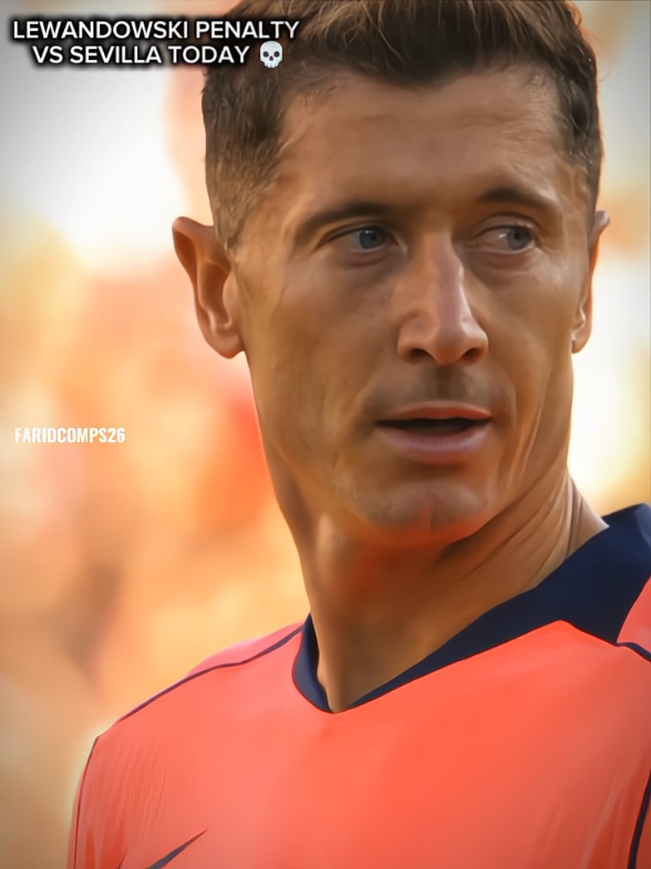 Lewandowski penalty vs Sevilla Today 💀| #lewandowski #barcelona #sevilla #footballtiktok #highlight 