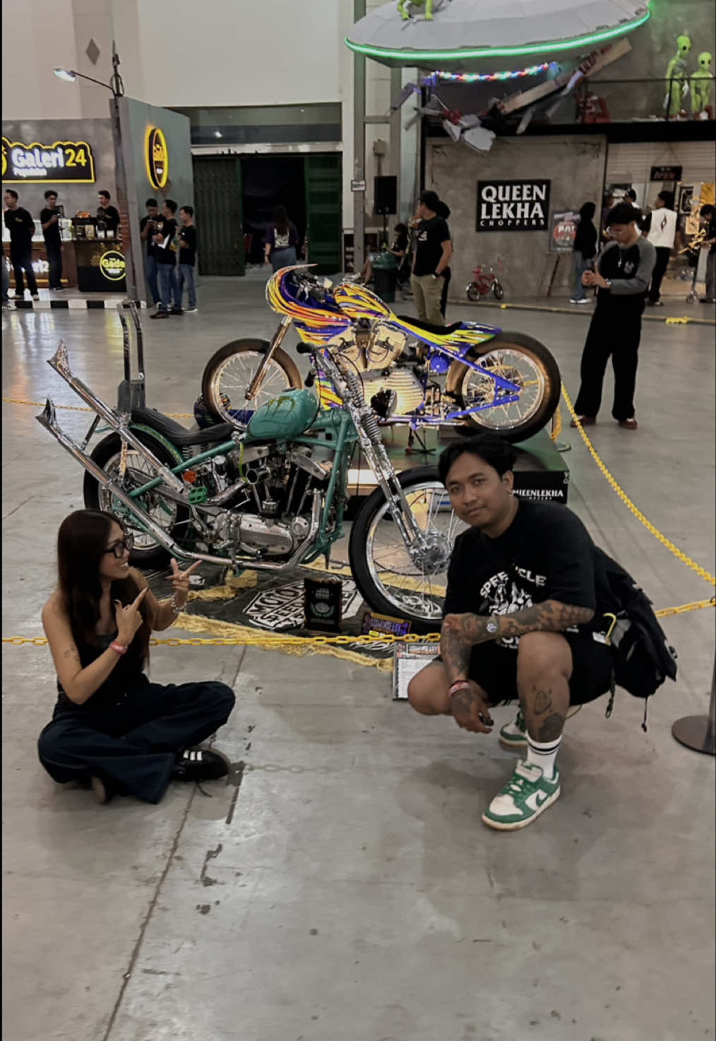 Lebaran kustom, sing pocol joh joh ling bali 🥲🫶🏻 #kustomfest #kustomfest2025 #chopperindonesia #motorkustom #fyp 