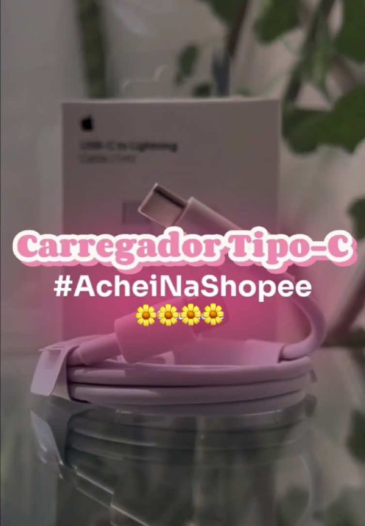 📱 Seu iPhone merece um carregador à altura! 💎 🔋 Kit completo: fonte + cabo de carregamento rápido 👉 Comenta EU QUERO e aproveita o envio rápido! #carregador #iphone #portatil #kitcompleto #shopee 