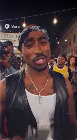 Tupac introduces us to a new iPhone :) Power of AI. #tupac #iphone #sora #90s #videoai 