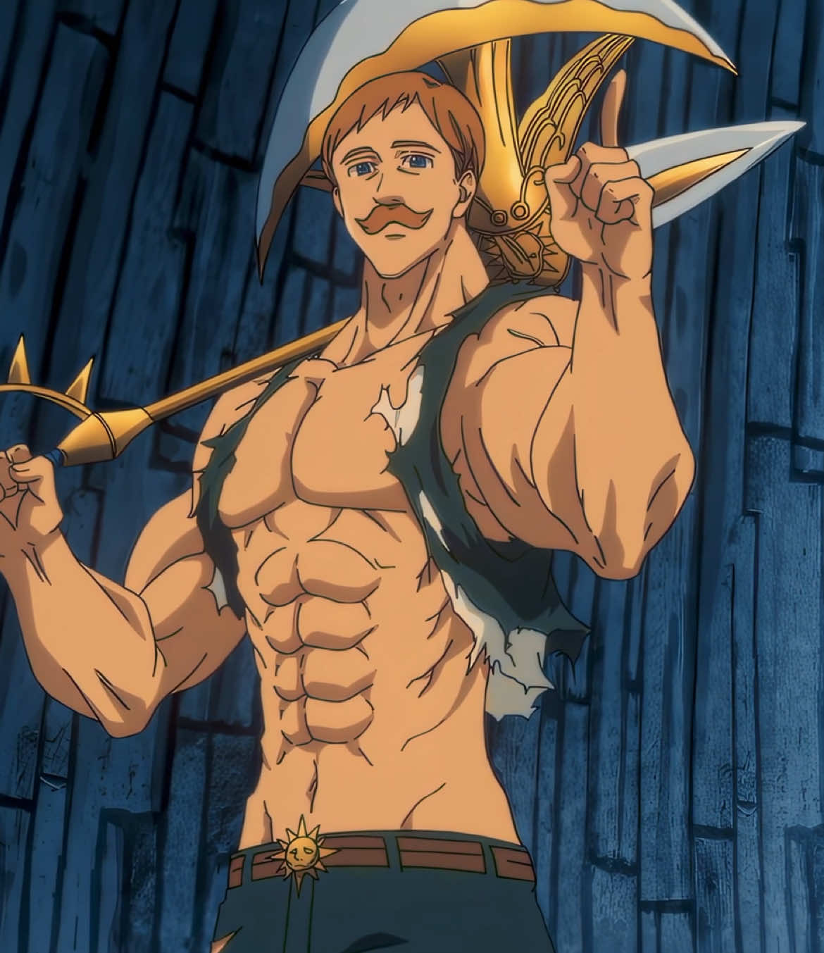 is escanor stronger than meliodas? ll #vsshark #animeedit #sevendeadlysins #escanor #escanoredit 