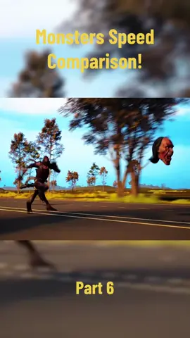 Monsters Speed Comparison Part 6 | #monster #monsterchallenge #comparison #speed #fastest #fast #foryou #foryoupage #fyp 