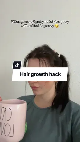 Iykyk #postpartum #hairgrowth #fyp #motherhood #hairhack 