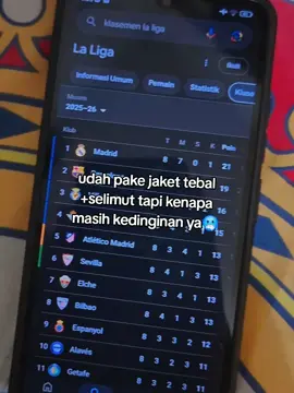 oh iya,real madrid masih dingin di pucuk boss🥶 #fyp #foryoupage #madrid #viral 