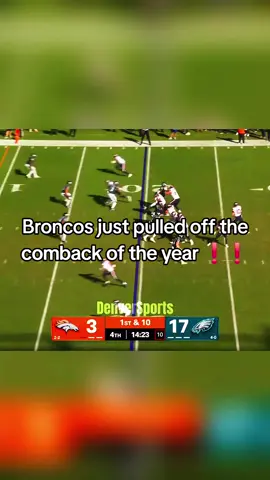 Broncos vs Eagles #fyppppppppppppppppppppppp #highlights #football #denver #nfl 