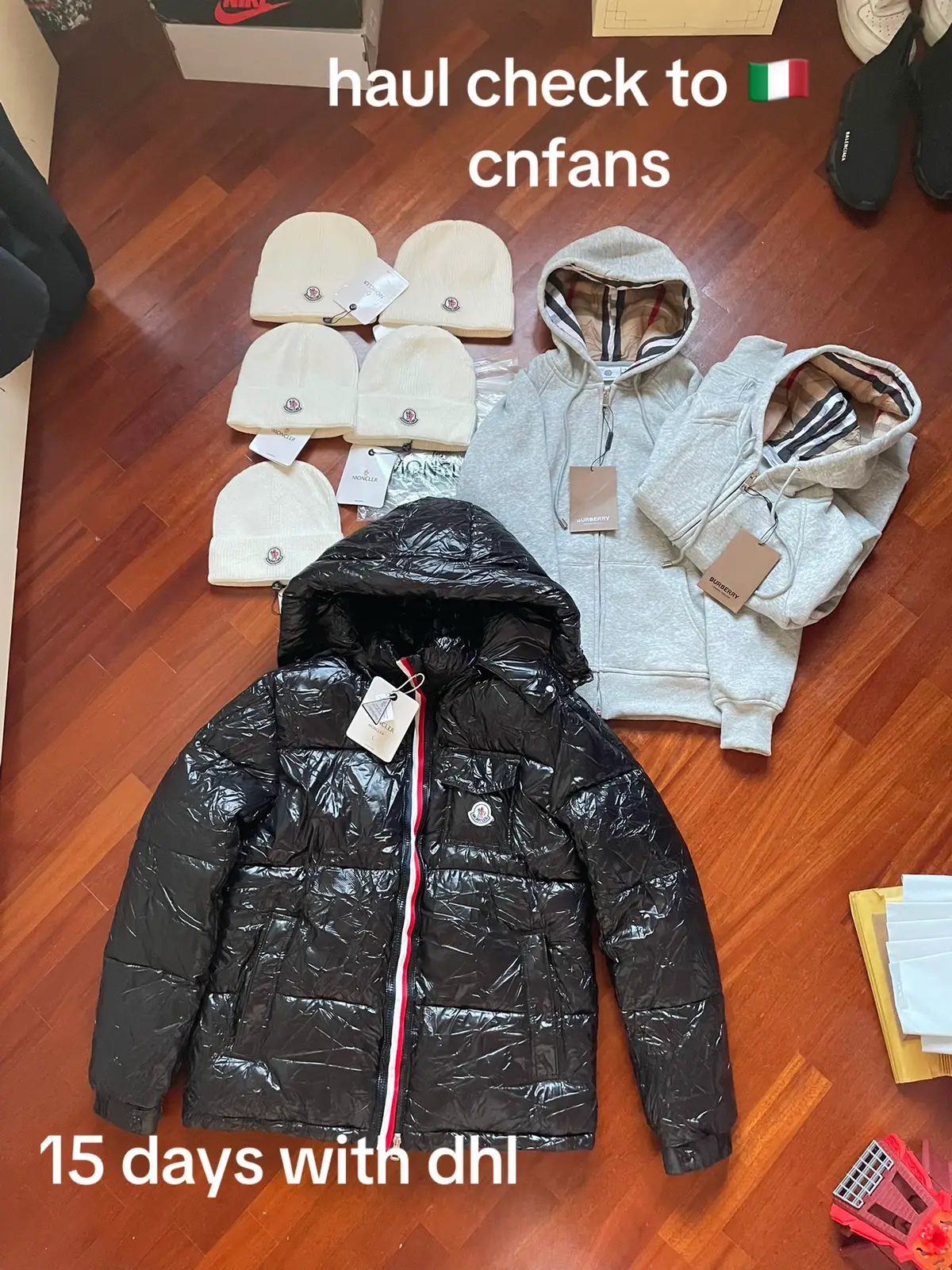 sorry for late my vinted account got restricted i can’t put these new items until the 8th i’m trying to upload them on my old account if u wanna have a look (marcodidomenic0) #cnfans #resell #moncler #fyp #italy 