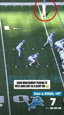 10/10 play 👏 #nfl #detroitlions #jaredgoff #davidmontgomery #brockwright