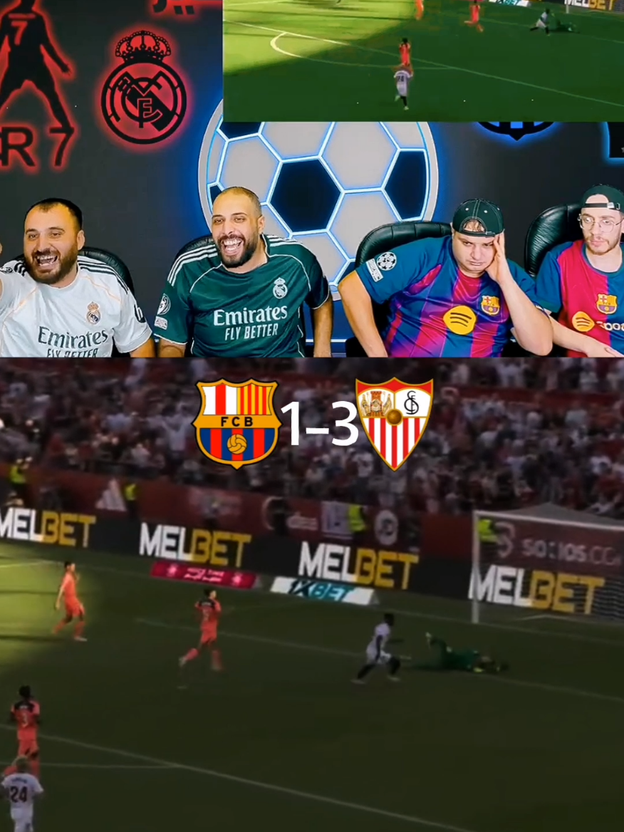 ملي عينك بالريمونتادا 😂😂😂#برشلونة #ريال_مدريد 