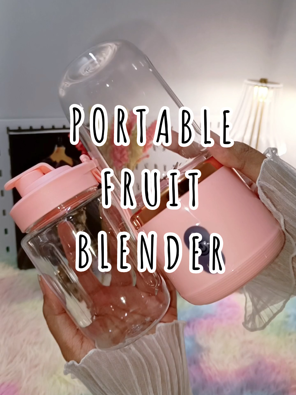 𐙚 Portable Fruit Blender 🍎🍌🍉 #portablefruitblender #portablefruitjuicer #fruitblender #fruitjuicer #miniblender 