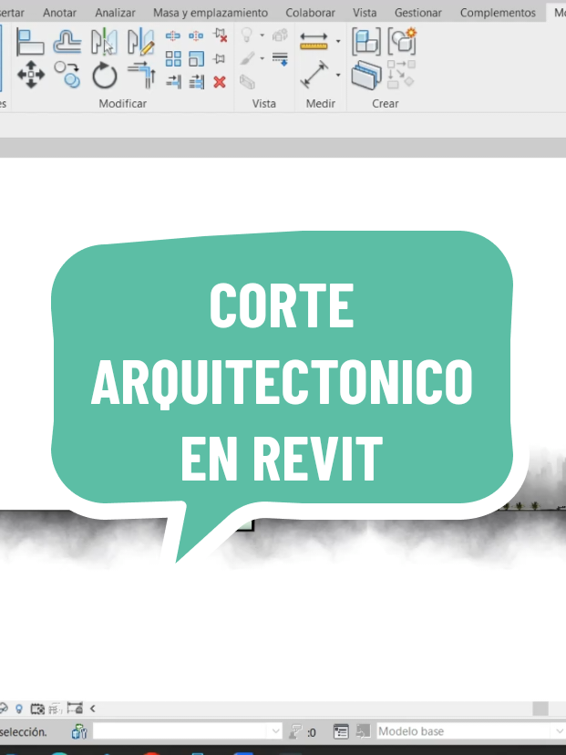 CORTE ARQUITECTONICO EN REVIT #cortearquitectonico #revit #arquitectura #viraltiktok #planos 