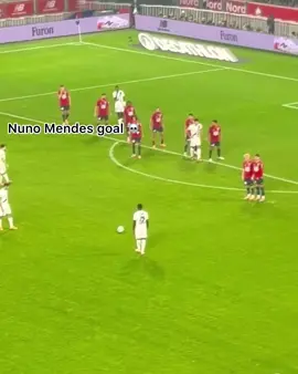 Nuno Mendes goal vs PSG vs Lille ☠️ #nunomendes #psg #lille #fyp 
