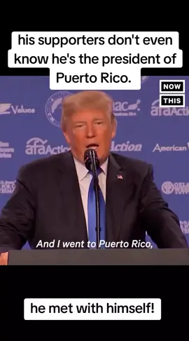 I'm sure the poorly educated believe he did met with the president of Puerto Rico 🇵🇷 