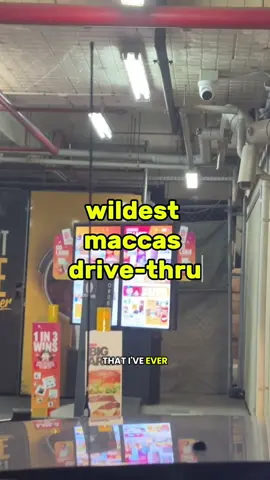Underground Mcdonald’s drive-thru in Canberra!  #maccas #mcdonalds #canberra #canberratok 