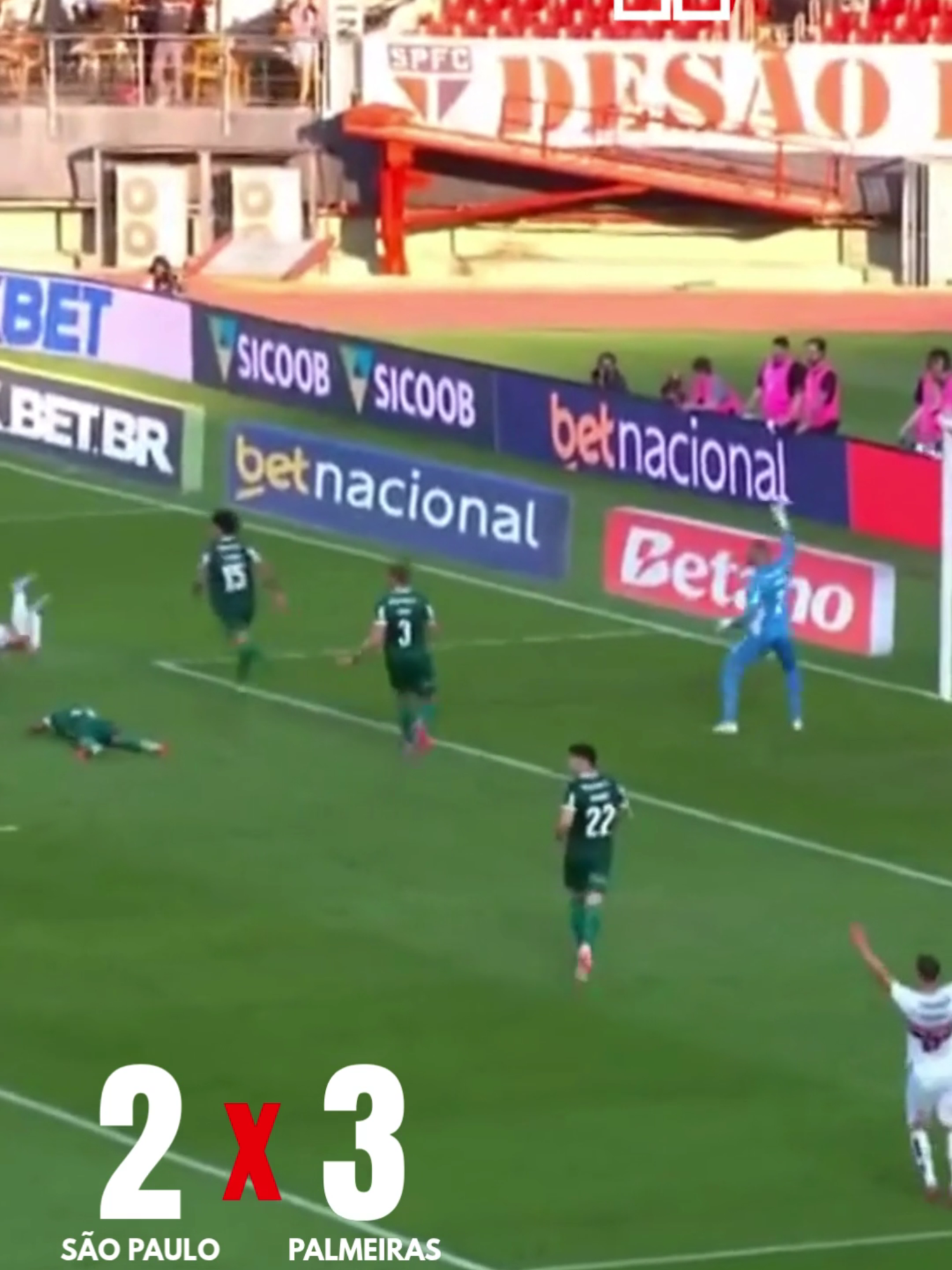 SÃO PAULO 2 x 3 PALMEIRAS | MELHORES MOMENTOS DA PARTIDA | BRASILEIRÃO 2025 #palmeiras #saopaulo #futebol #brasileirao #melhoresmomentos