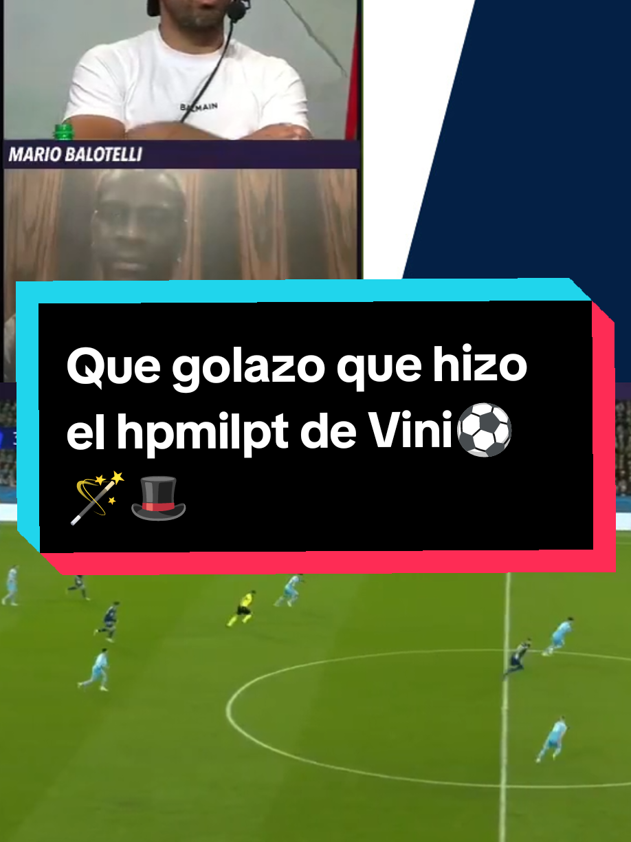 que golazo que metió Vinicius.#deportestiktok #futbol #realmadridfc #madridista #realmadridvsmancity #championsleague 