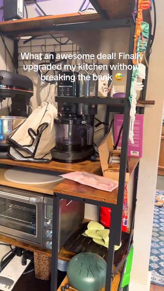 Catch me on #tiktoklive as I show my favorite purchases from TikTokShop, including this #kitchenrack which is a true #spacesaver and has an affordable price!  #livehighlights #furniture 