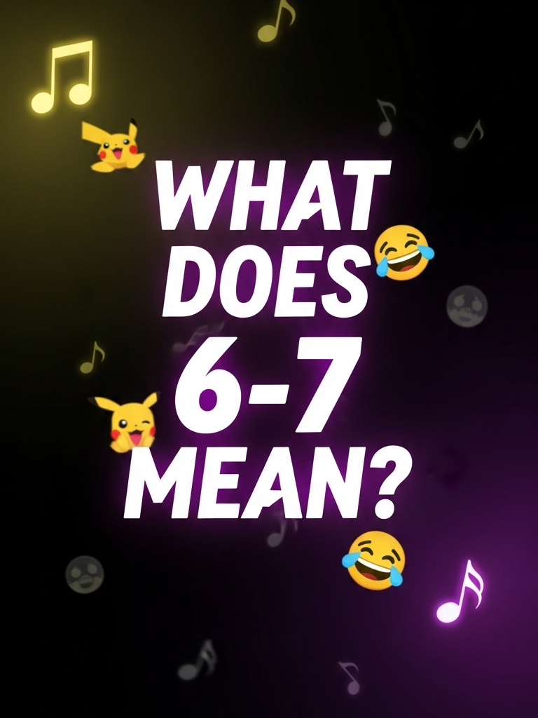 What Does ‘6-7’ Mean? Viral Kids’ Slang Explained #sixseven #67 #meme #tiktoktrend #fyp