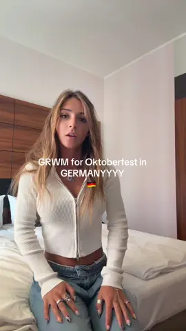 GRWM for Oktoberfest in Germany !! #grwm #oktoberfest 