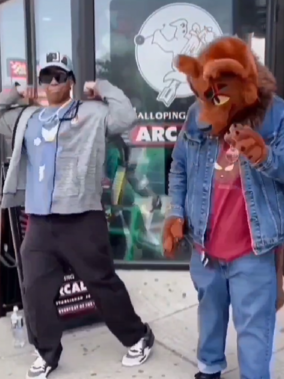 Din daa daa! October 18th! Din daa daa, dooo dooo!  October 18th! DIN DAA DAA DOO DOO DOO DINN DAA DAA DOOO DOOO!! 🐺🌙 @gallopingghostarcade be there on October 18h!!  #fyp #furrytiktok #gallopingghostarcade #capcut #dance 