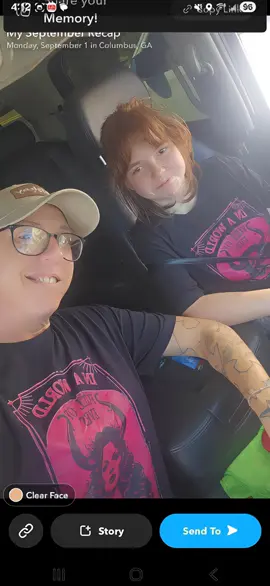 it #freakyfriday us. my goose and I love spooky season. #TimBurton #spookyseason #spookyallyear #mamaanddaughter 