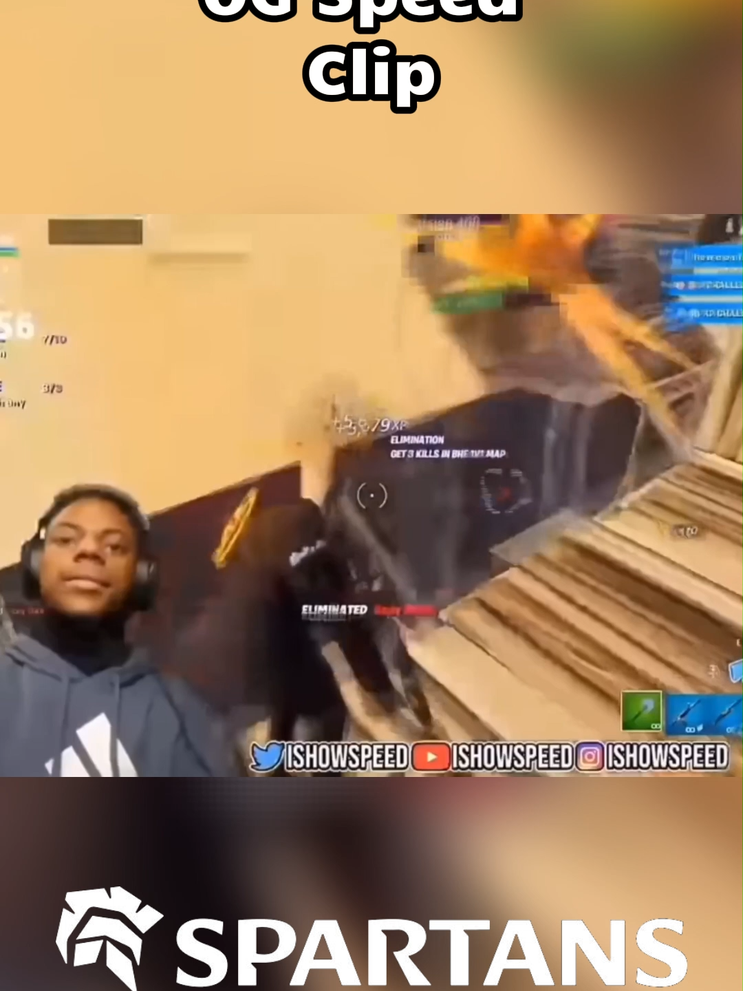 Sponsored by @spartansbet #ishowspeed #funnyvideos #fortnite#spartansbet #spartans