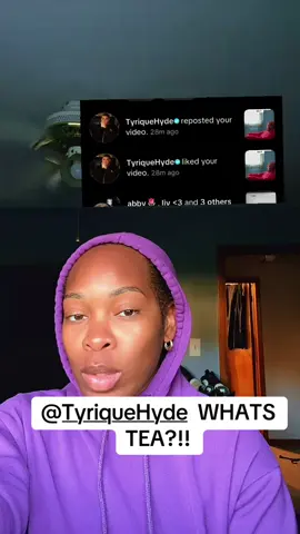 Tyrique bestie WHATS TEA?!!! @🌙 Moonlit Star Baybee 💫  GIRL LOOK WHO POPPED IN! 🤣🤣 #LoveIsland #loveislandusa #loveislandgames
