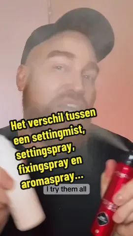 I’m a mister 💦 Not all sprays are the same van glow tot fix Het verschil tussen een setting mist, setting spray, fixing spray… en ja, mood energy /aroma sprays too ✨  #MisterModeOn #makeuptips #settingspray #fixingspray #aromatherapy 