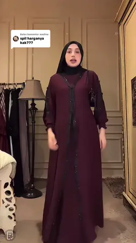 Membalas @madina #abaya #abayamewah #abayaburgundy #ameeramuslimgallery 