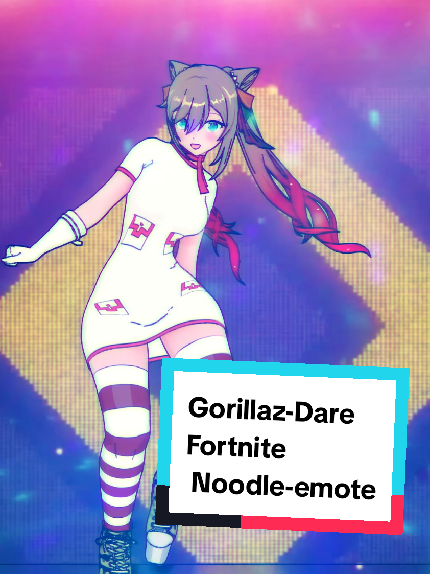 Animación de Noodle dance de fortnite, version koshimiau💖💫 #animation #animationmeme  #noodledance  #fortniteemote #gorillaz 