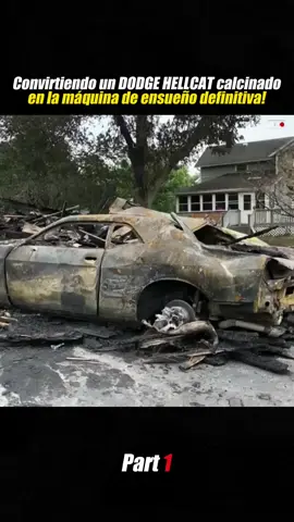 Turning a Burned-Out DODGE HELLCAT Into the Ultimate Dream Machine! Part-1 #build #building #custom #engine #projectcar 