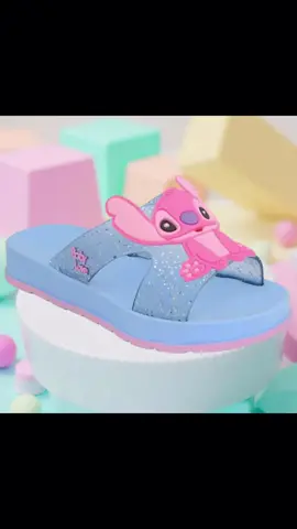 Chinelo sandália infantil feminina menina stitch tira h lançamento macia confortável